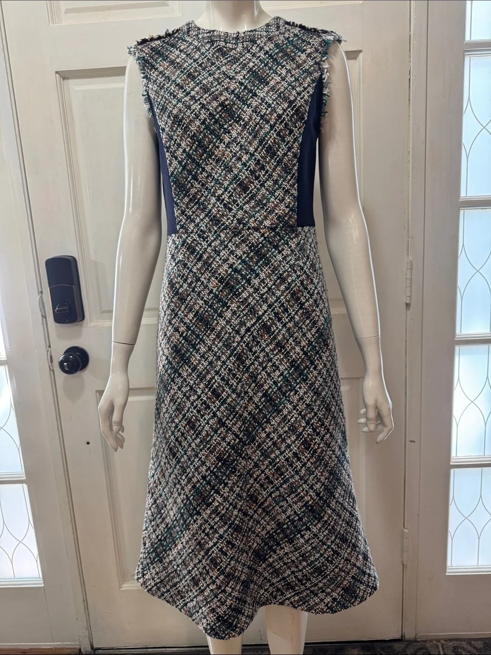 Tory Burch textured dress sleek